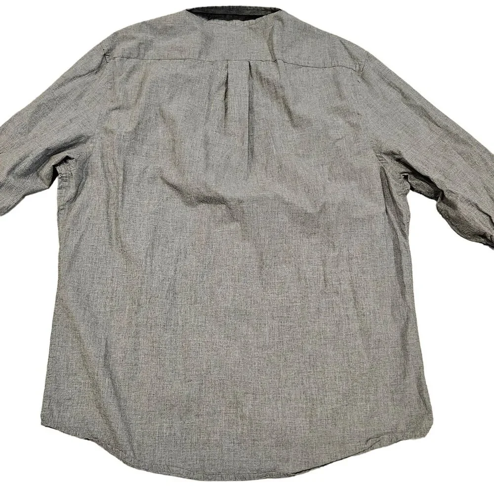 US Polo Assn Men's Gray Long Sleeve Button Down Shirt Size XL